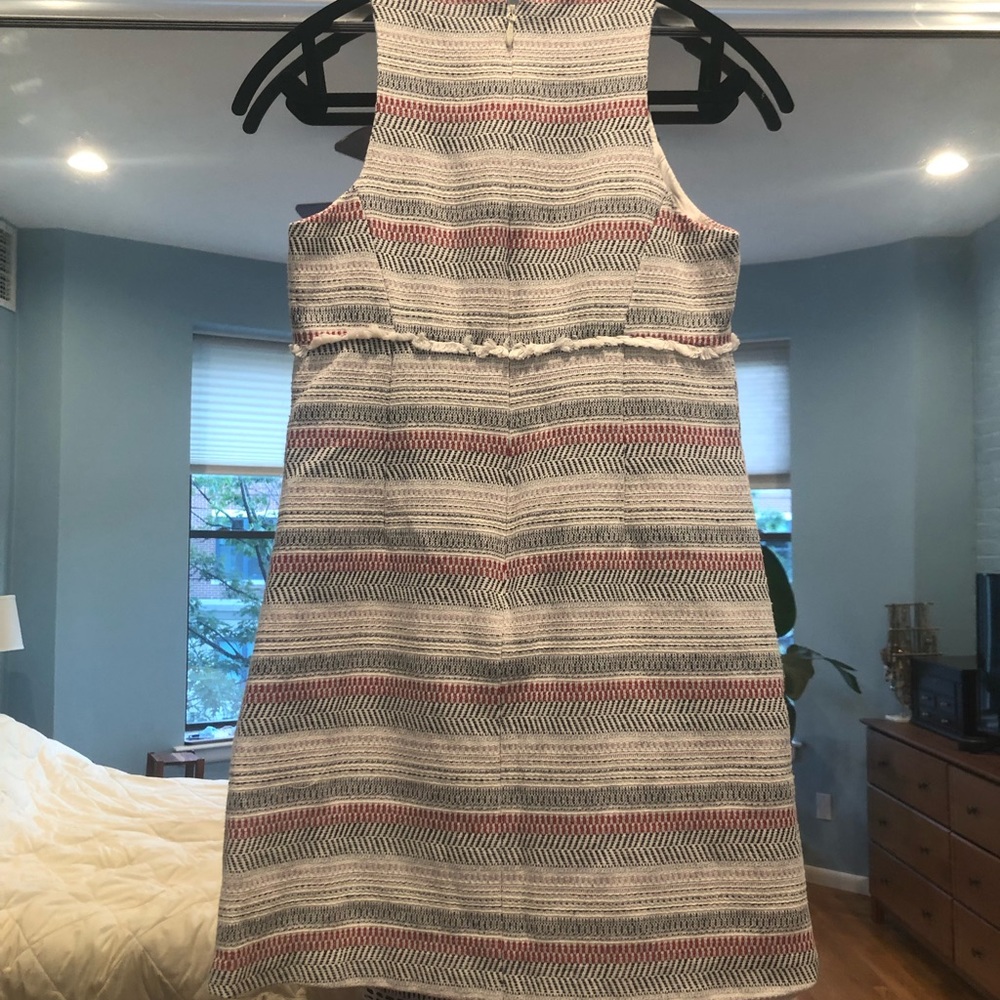Adorable tweed striped summer dress